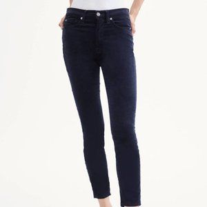 7 For All Mankind VELVET HIGH WAIST ANKLE SKINNY